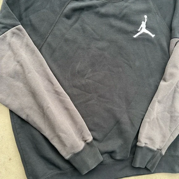 Jordan Black and Gray Crewneck Sweater - Picture 5 of 8